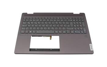 PR5SB-GR Original Lenovo Tastatur inkl. Topcase DE (deutsch) grau/grau mit Backlight