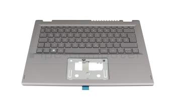 QV03P_A10EWL Original Acer Tastatur inkl. Topcase DE (deutsch) grau/grau mit Backlight