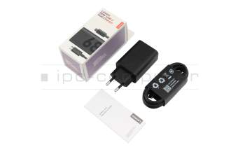 SA18D29848 Original Lenovo USB-C GaN-Netzteil 68,0 Watt EU Wallplug