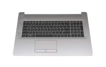 SB550A-73H0 Original HP Tastatur inkl. Topcase DE (deutsch) schwarz/silber ODD