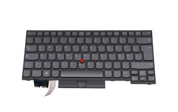 SG-95390-2DA Original Lenovo Tastatur DE (deutsch) dunkelgrau mit Backlight und Mouse-Stick