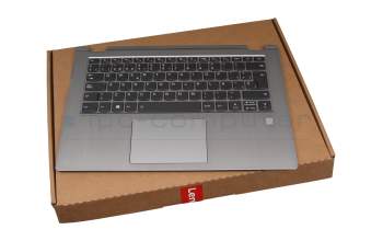SN20Q40750 Original Lenovo Tastatur inkl. Topcase SP (spanisch) grau/silber mit Backlight