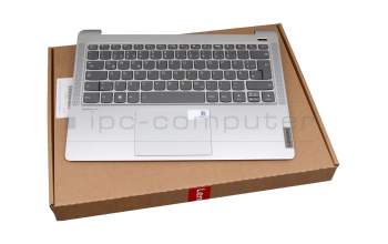 SN21B40903 Original LC-Power Tastatur inkl. Topcase DE (deutsch) grau/silber mit Backlight