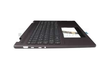 SN21B4O858 Original Lenovo Tastatur inkl. Topcase DE (deutsch) grau/grau mit Backlight