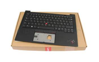 SN21D05733-01 Original Lenovo Tastatur inkl. Topcase DE (deutsch) schwarz/schwarz mit Backlight und Mouse-Stick