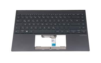 SN5011B Original LiteOn Tastatur inkl. Topcase DE (deutsch) schwarz/schwarz mit Backlight