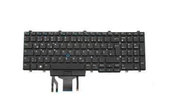 SN7232BL Original Dell Tastatur DE (deutsch) schwarz mit Backlight und Mouse-Stick