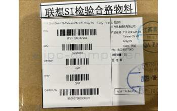 Lenovo SO28D57963 Tulip US-Taiwan CN KB;Gray;TN