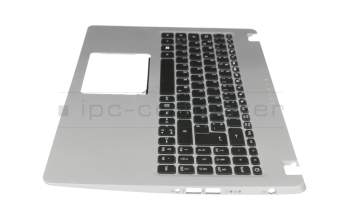 SV5P_A72BWL Original Acer Tastatur inkl. Topcase DE (deutsch) schwarz/silber mit Backlight