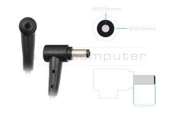 Sager Notebook M57RU Netzteil 120,0 Watt kantige Bauform