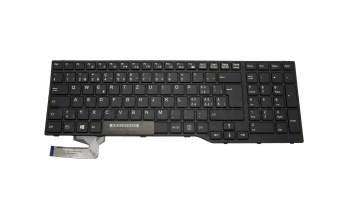 TCA544 Tastatur CH (schweiz) schwarz/schwarz matt