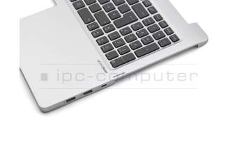 V143330EK1 Original Asus Tastatur inkl. Topcase DE (deutsch) schwarz/silber