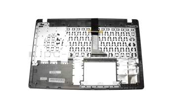 V143362AK2 Original Sunrex Tastatur inkl. Topcase DE (deutsch) schwarz/silber