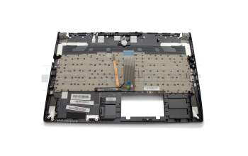 V143422FK1 Original Sunrex Tastatur inkl. Topcase DE (deutsch) schwarz/schwarz mit Backlight Multicolor