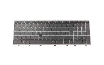 V162826FK2 Original HP Tastatur DE (deutsch) schwarz mit Backlight und Mouse-Stick (SureView)