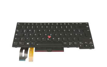 V170820D1 Original Sunrex Tastatur DE (deutsch) schwarz mit Backlight und Mouse-Stick
