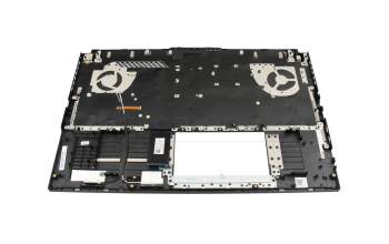 V210846EE1 Original Sunrex Tastatur inkl. Topcase DE (deutsch) grau/grau mit Backlight