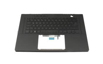 V212526HE1 Original Sunrex Tastatur inkl. Topcase DE (deutsch) schwarz/schwarz mit Backlight