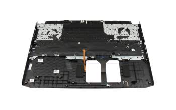 WK2045 Original Acer Tastatur inkl. Topcase DE (deutsch) schwarz/schwarz mit Backlight