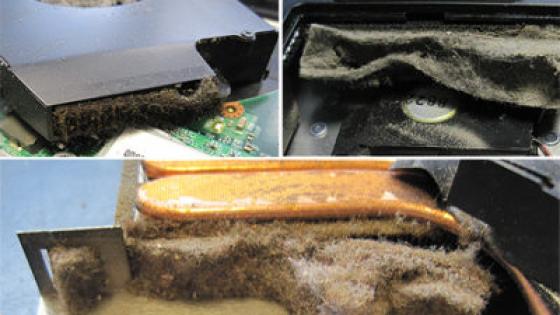 Notebook L&uuml;fter blockiert