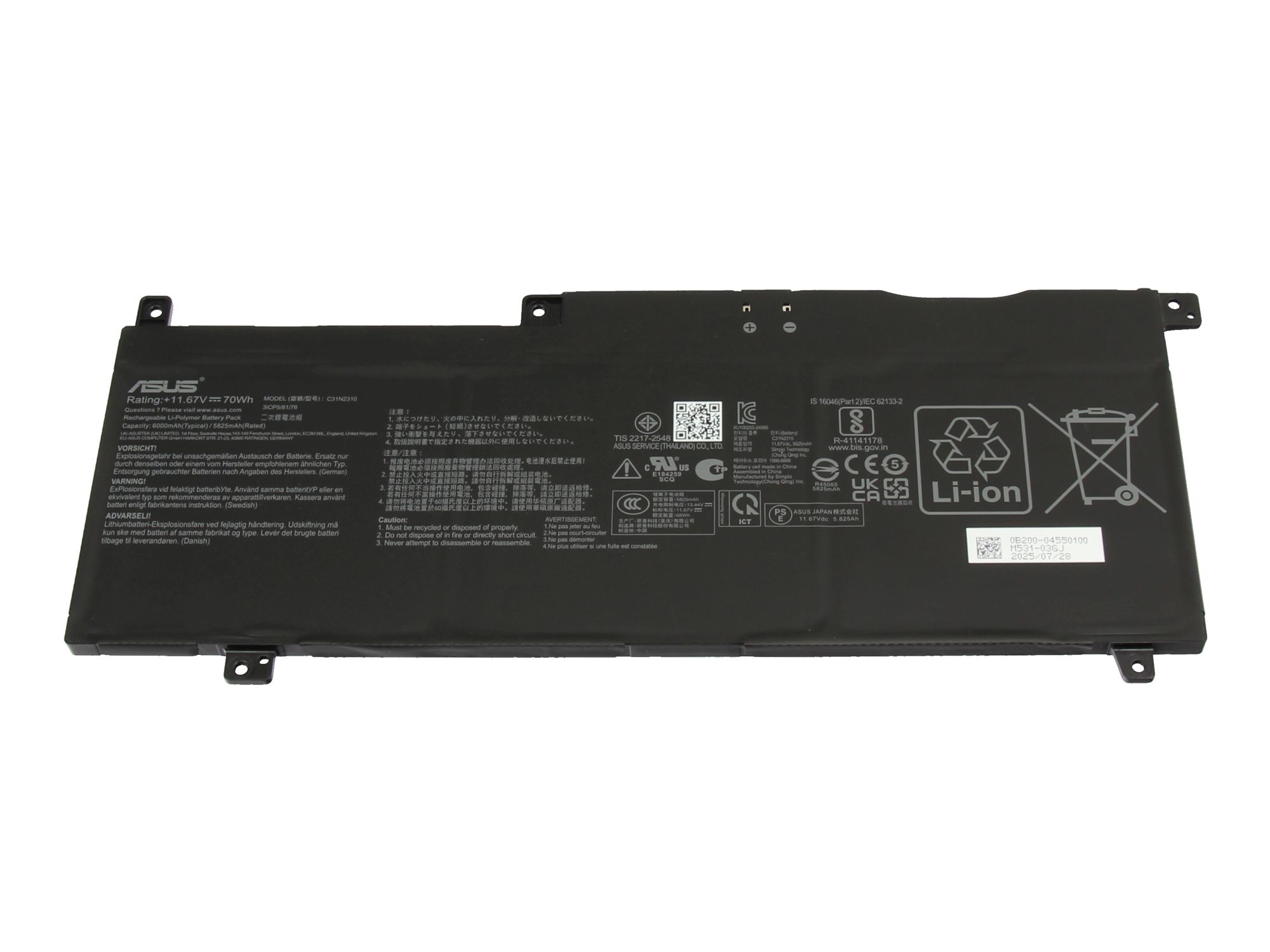 Informationen zur Produktsicherheit