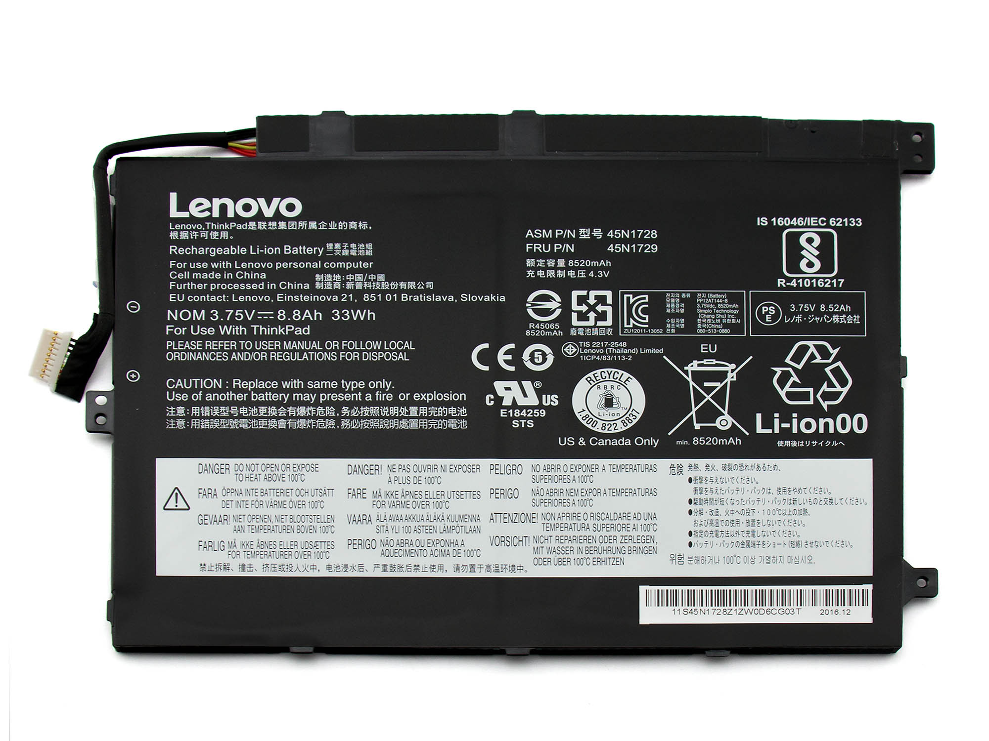 Informationen zur Produktsicherheit