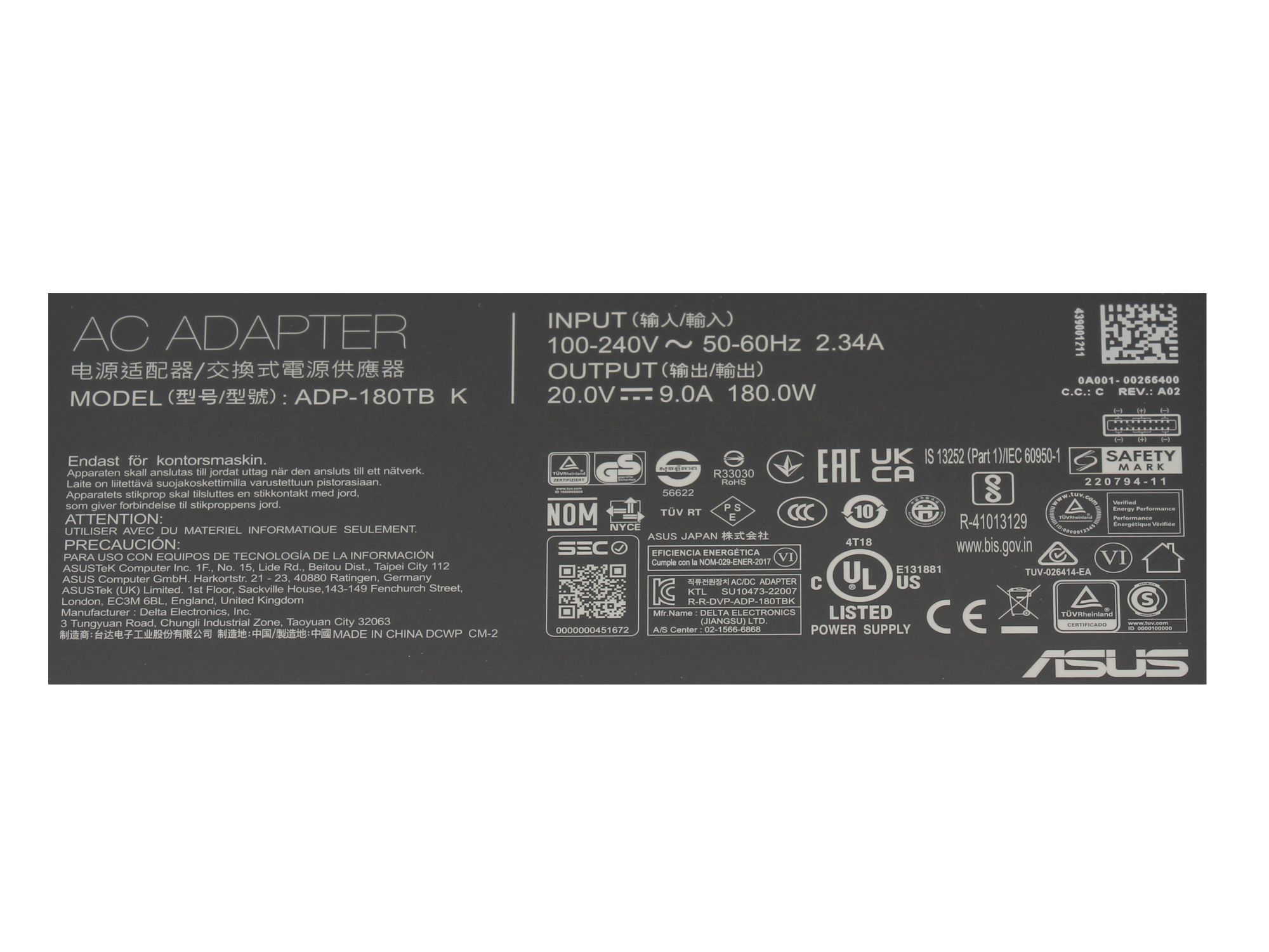 Informationen zur Produktsicherheit