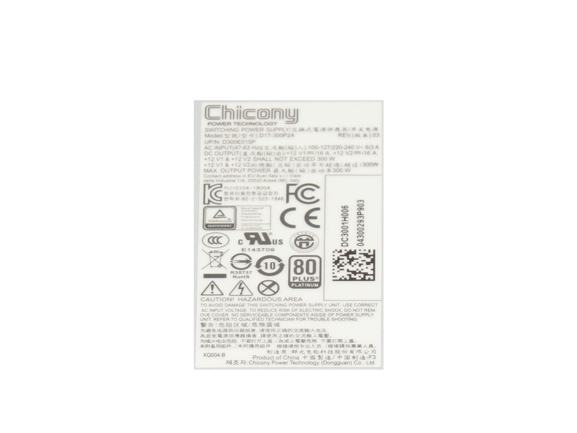 Informationen zur Produktsicherheit