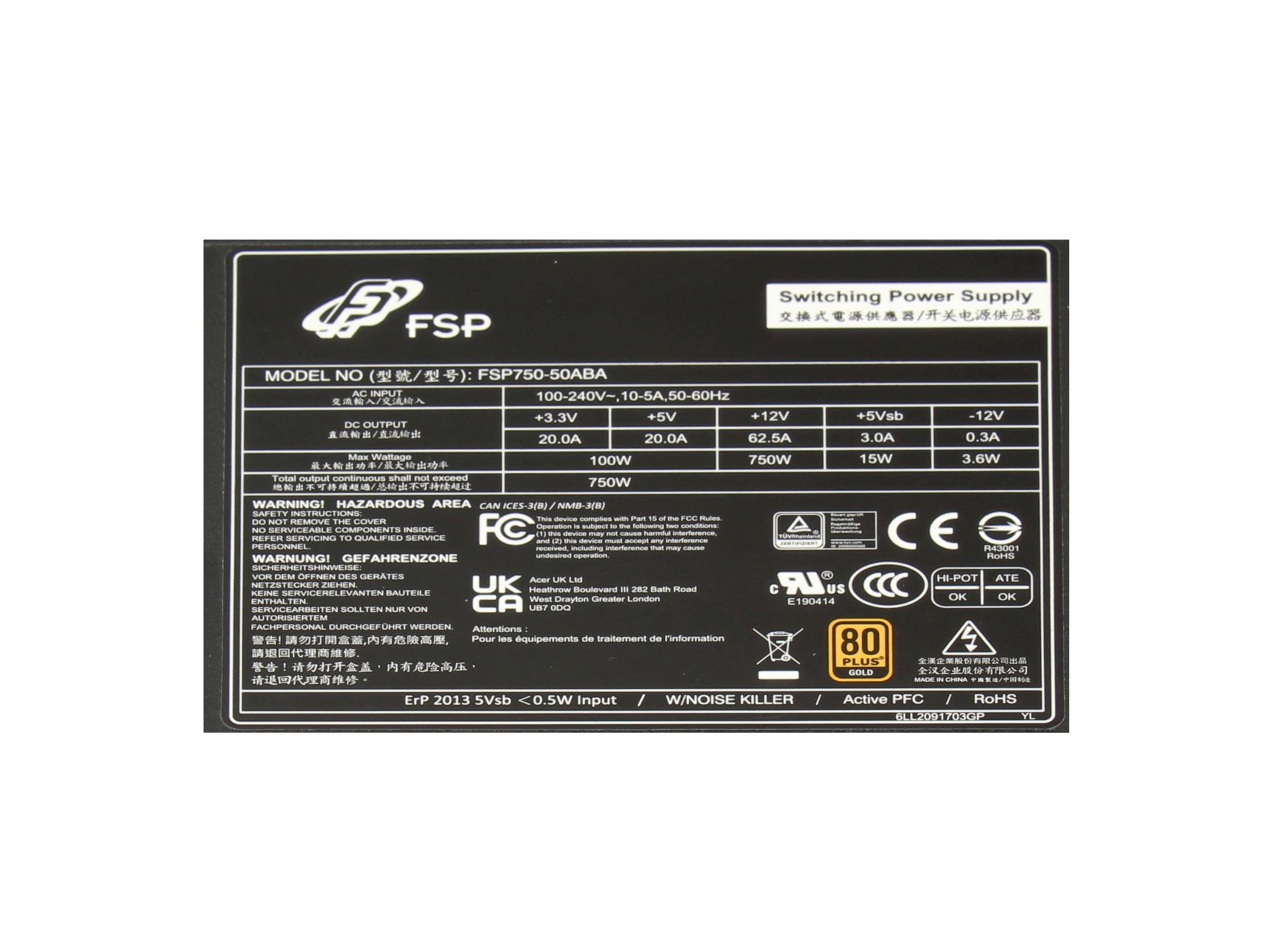 Informationen zur Produktsicherheit