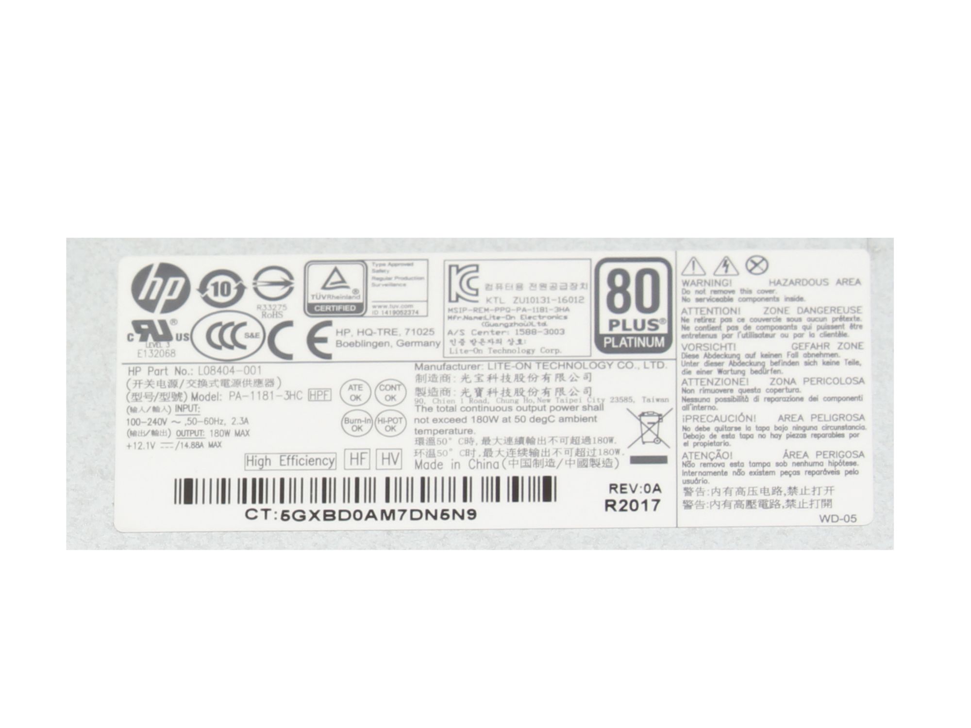 Informationen zur Produktsicherheit