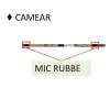 Asus NR2202RX MIC RUBBER für Asus ROG Zephyrus Duo 16 GX650PI