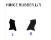 Asus 13NR0BL0L15011 GU603VV HINGE RUBBER R