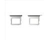 923-10812 Apple SIM tray (Original) - White, Apple iPhone 16 / 16 Plus