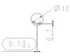 Asus ZF3 SERIES SIM TRAY NEEDLE für Asus B3404CMA
