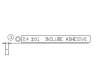 Asus GX701GX LIGHT GUIDE RUBBER für Asus ROG Zephyrus S17 GX701LWS