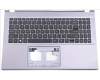 Acer 6B.K3BN2.001 Tastatur grau mit Topcase US international mit Backlight