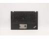 Lenovo Mechanische Baugruppe Gehäuseoberseite mit beleuchteter Tastatur Spanisch UK (SNX), Schwarz für Lenovo ThinkPad T14s (20T1/20T0)