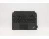 Lenovo MECH_ASM Backlit KB Danish FPR Black für Lenovo ThinkPad X12 Detachable (20UW/20UV)