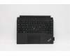 Lenovo MECH_ASM Backlit KB Israel(HBW)FPR Black für Lenovo ThinkPad X12 Detachable (20UW/20UV)