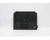 Lenovo MECH_ASM Backlit KB LA Spanish FPR Black für Lenovo ThinkPad X12 Detachable (20UW/20UV)