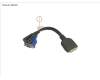 A3C40233611 Fujitsu DONGLE CABLE (2XUSB+VGA)