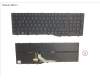 Fujitsu KEYBOARD BLACK W/ BL GERMANY für Fujitsu Celsius H5511