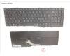 CP806593-XX Fujitsu KEYBOARD BLACK W/ BL ITALY