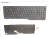 CP806596-XX Fujitsu KEYBOARD BLACK W/ BL PORTUGAL