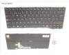 Fujitsu KEYBOARD BLACK W/ BL SPAIN für Fujitsu LifeBook E4412