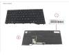 Fujitsu KEYBOARD BLACK W/ BL GERMANY (NEW_FN) für Fujitsu LifeBook U7313