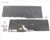 Fujitsu KEYBOARD BLACK W/ BL SWISS (NEW_FN) für Fujitsu LifeBook U7613