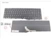 Fujitsu KEYBOARD BLACK SPAIN WIN11 (NEW_FN) für Fujitsu LifeBook U7613