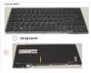 FUJ:CP757811-XX Fujitsu KEYBOARD BLACK W/ BL ITALY
