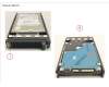 Fujitsu HD SAS 12G 300GB 15K HOT PL 2.5" EP für Fujitsu Primergy RX1330 M3